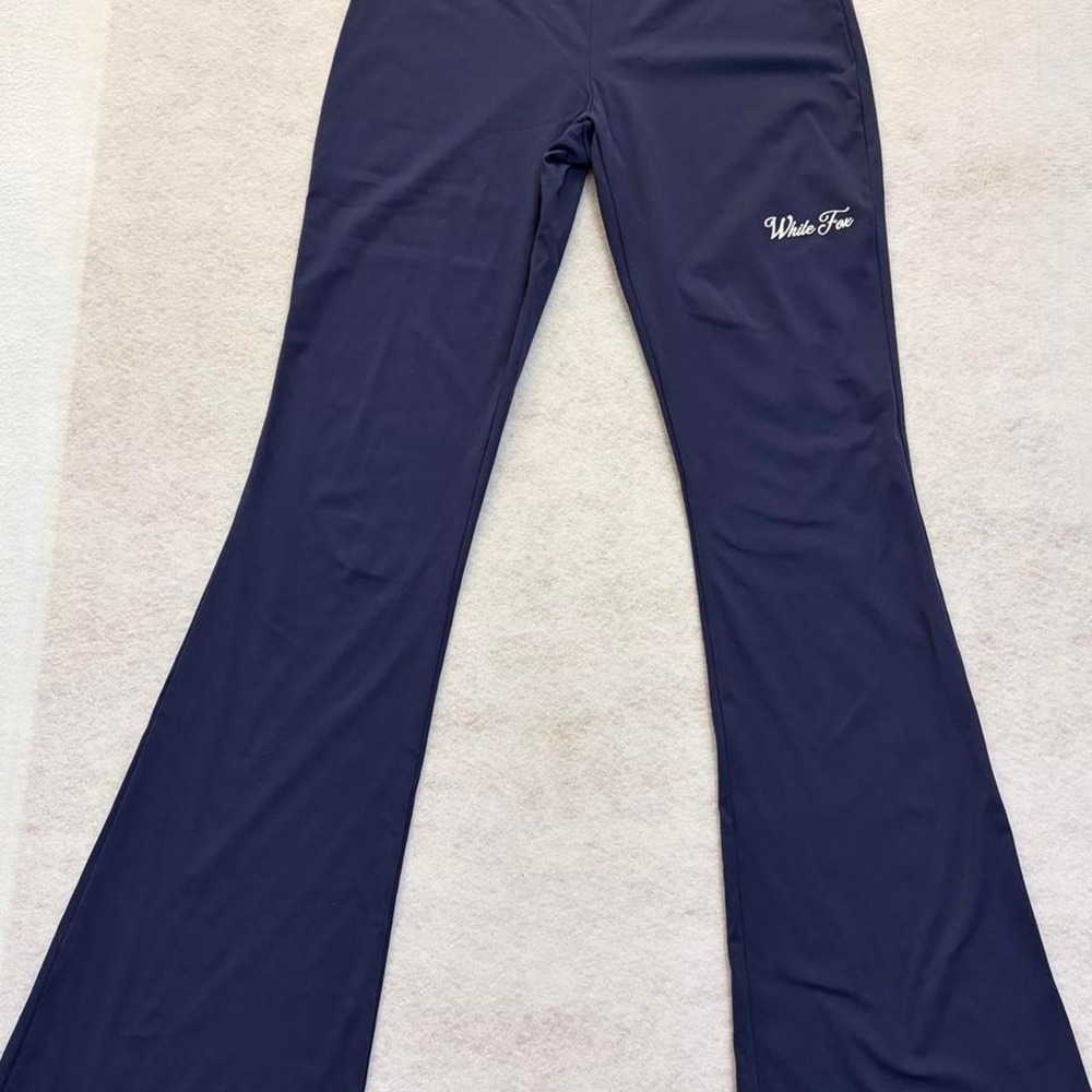 White Fox Season 7 Navy Flare Pants Coastal